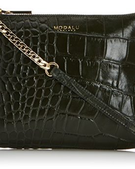 Modalu-Womens-Twiggy-Cross-Body-Bag-MH4661-Bay-Leaf-Green-Croc-0