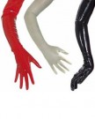 Moulded-Rubber-Shoulder-Ladies-Gloves-Black-Right-Size-Length-Sexy-Fetish-0-0