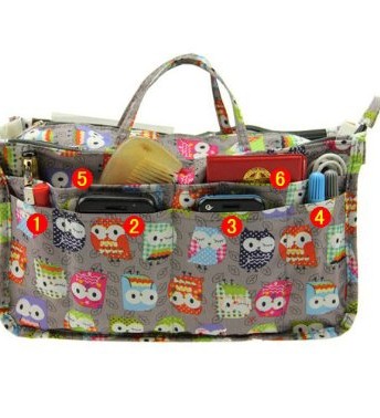Multifunctional-OWL-Cosmetic-Bag-Storage-Bag-Handbag-Tote-For-organize-work-schools-stuffs-0