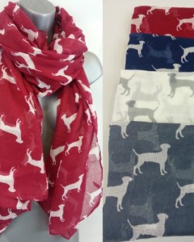 NEW-LABRADOR-DOG-SCARF-SARONG-SHAWL-HIJAB-DOGS-LADIES-WRAP-4-FAB-COLOURS-GIFT-from-Accessorize-me-BLUE-0