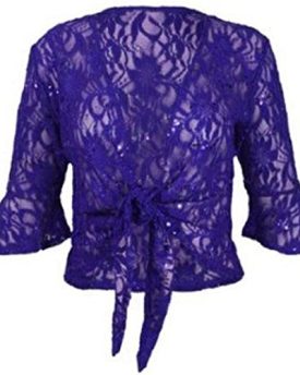 NEW-LADIES-PLUS-SIZE-TIE-UP-34-FLARED-SLEEVE-SHRUG-LACE-SEQUIN-BOLERO-TOP-12-26-2022-ROYAL-BLUE-0