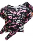 NEW-Unofficial-One-Direction-Crop-TopLeggings-Midi-Dresses-With-Autograph-Print-AGE-7-13-Years-7-8-Black-Legging-0-1