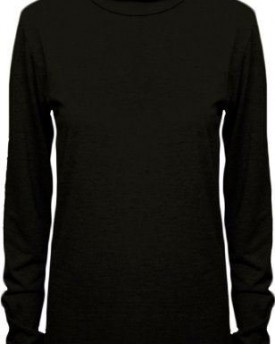 NEW-WOMEN-LADIES-PLAIN-POLO-TURTLE-NECK-STRETCH-LONG-SLEEVE-TOP-JUMPER-SIZE-8-26-0