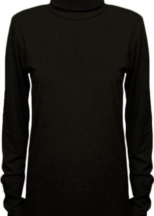 NEW-WOMEN-LADIES-PLAIN-POLO-TURTLE-NECK-STRETCH-LONG-SLEEVE-TOP-JUMPER-SIZE-8-26-0