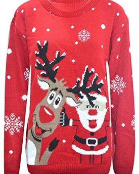 NEW-WOMEN-MEN-UNISEX-SANTA-AND-RUDOLPH-LONG-SLEEVE-KNITTED-CHRISTMAS-JUMPER-SWEATER-XMAS-CARDIGAN-UK-SIZE-8-26-ML-12-14-01RED-0