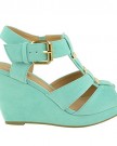 NEW-WOMENS-LADIES-LOW-MID-HIGH-HEEL-STRAPPY-WEDGES-PEEP-TOE-SANDALS-SHOES-SIZE-UK-4-Mint-Green-Suede-0-1