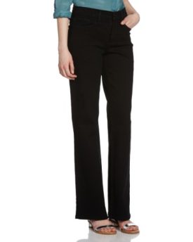 NYDJ-400B-Flared-Womens-Jeans-Black-Size-14-0