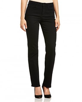 NYDJ-Womens-Classic-Overdye-Straight-Jeans-Black-Size-12-0