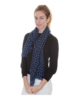 Navy-Blue-Mini-Anchor-Print-Long-Scarf-0