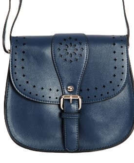 Navy-Blue-Mini-Satchel-Saddle-Bag-Handbag-with-Cut-Out-Design-on-Flap-0