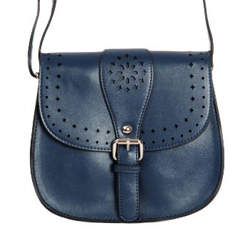 Navy-Blue-Mini-Satchel-Saddle-Bag-Handbag-with-Cut-Out-Design-on-Flap-0