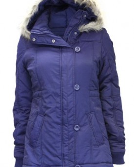 Navy-Large-14-LADIES-FOREVER-SHERPA-COSY-MILITARY-LINED-ZIP-UP-FUR-HOODED-PARKA-JACKET-COAT-0