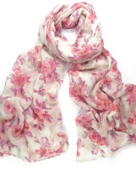 Neck-Scarf-a-White-Vintage-Floral-design-scarf-0