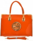 Nelly-Bear-Handbags-Elegant-Faux-Leather-Tote-Designer-Handbag-orange-0