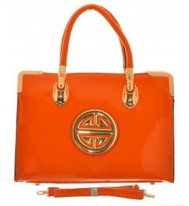 Nelly-Bear-Handbags-Elegant-Faux-Leather-Tote-Designer-Handbag-orange-0