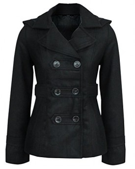 New-Brave-Soul-Womens-Fleece-Wool-Duffle-Toggle-Button-Hooded-Winter-Jacket-Coat-0