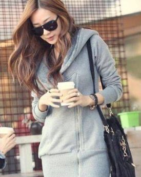 New-Double-Zip-Designer-Womens-Ladies-Warm-Hoodies-Sweatshirt-Top-Sweater-Hoodie-Jacket-Coat-Grey-8L-0