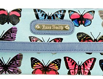 New-LYDC-Purse-Butterfly-Print-Oilcloth-Patent-Ladies-Wallet-Boxed-Gift-Designer-0