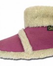 New-Ladies-Coolers-Branded-FUR-COLLAR-Microsuede-Textile-Upper-Fluffy-Lined-Snugg-Boot-Slipper-Size-3-4-5-6-7-8-UK-5-6-EU-38-39-Beige-0-0