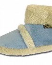 New-Ladies-Coolers-Branded-FUR-COLLAR-Microsuede-Textile-Upper-Fluffy-Lined-Snugg-Boot-Slipper-Size-3-4-5-6-7-8-UK-5-6-EU-38-39-Beige-0-2