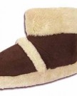 New-Ladies-Coolers-Branded-FUR-COLLAR-Microsuede-Textile-Upper-Fluffy-Lined-Snugg-Boot-Slipper-Size-3-4-5-6-7-8-UK-5-6-EU-38-39-Beige-0-3
