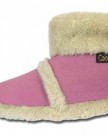 New-Ladies-Coolers-Branded-FUR-COLLAR-Microsuede-Textile-Upper-Fluffy-Lined-Snugg-Boot-Slipper-Size-3-4-5-6-7-8-UK-5-6-EU-38-39-Beige-0-5