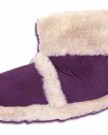 New-Ladies-Coolers-Branded-FUR-COLLAR-Microsuede-Textile-Upper-Fluffy-Lined-Snugg-Boot-Slipper-Size-3-4-5-6-7-8-UK-5-6-EU-38-39-Beige-0-6