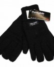 New-Ladies-High-Cuff-Knitted-Thermal-Thinsulate-Lined-Warm-Winter-Gloves-Black-0