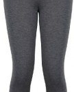 New-Ladies-Plus-Size-Stretch-Jersey-Leggings-Womens-Plain-Elasticated-Trousers-Long-Pants-Dark-Grey-Size-28-30-0