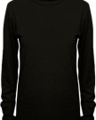 New-Ladies-Polo-Neck-Stretch-Long-Sleeve-Womens-Plain-Top-Jumper-Black-810-0-0