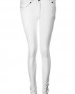 New-Ladies-Skinny-Fit-Coloured-Stretch-Jeans-Womens-Jeggings-8-14White8-S-0