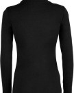 New-Ladies-Turtle-Neck-Long-Sleeved-Stretch-Plain-Polo-Top-Womens-Jumper-Black-1214-0-0