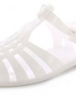 New-LadiesWomens-White-Jelly-Sandals-Adjustable-Ankle-Fastening-White-UK-6-0