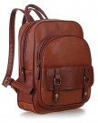 New-Retro-Fashion-PU-Leather-Women-Girls-Backpack-School-Bookbags-Shoulder-Bag-brown-0-0