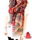 New-Retro-Women-Lady-Bohemian-Voile-Soft-Silk-Scarf-Large-Beach-Shawl-Scarves-Red-0