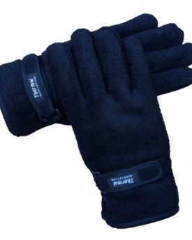New-Thermal-Insulation-Womens-Gloves-Black-Fleece-For-Winter-0