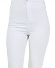New-WOMENS-LADIES-HIGH-WAISTED-ONE-BUTTON-SUPER-SKINNY-STRETCH-WHITE-JEAN-SIZE-8-10-12-14-M-0-1