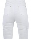 New-WOMENS-LADIES-HIGH-WAISTED-ONE-BUTTON-SUPER-SKINNY-STRETCH-WHITE-JEAN-SIZE-8-10-12-14-M-0-3
