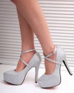 New-Women-Glitter-Rhinestones-Platform-High-Heel-Wedding-Shoes-Sexy-OL-Pumps-0-1