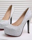 New-Women-Glitter-Rhinestones-Platform-High-Heel-Wedding-Shoes-Sexy-OL-Pumps-0-2