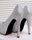 New-Women-Glitter-Rhinestones-Platform-High-Heel-Wedding-Shoes-Sexy-OL-Pumps-0-3
