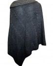 New-Womens-Big-Plus-Size-Cable-Knitted-3-Button-Cape-Poncho-Ladies-Jumper-24-26-Charcoal-0-0