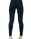 New-Womens-Ladies-Black-Biker-Legging-ELASTICATED-Waist-Double-Zip-Skinny-Stretchy-Pants-UK-Sizes-8-10-12-14-0-3
