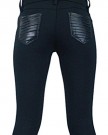 New-Womens-Ladies-Black-Biker-Legging-Leather-Panel-Skinny-Pants-UK-Sizes-8-10-12-14-0-4