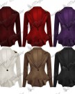 New-Womens-Ladies-Long-Sleeves-Spikes-Peplum-One-Button-Jacket-Coat-Blazer-Top-0-0