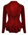 New-Womens-Ladies-Long-Sleeves-Spikes-Peplum-One-Button-Jacket-Coat-Blazer-Top-0-2