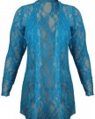 New-Womens-Plus-Size-Floral-Pattern-Lace-Cardigan-Long-Sleeve-Womens-Waterfall-Open-Top-Turquoise-Size-20-0-0
