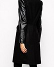 New-Womens-Winter-Warm-Long-Slim-Wool-Trench-Jacket-Coat-Overcoat-With-Leather-Lapels-Sleeves-L-Black-0-1