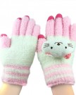 Official-ShopBXT-Cute-Cartoon-Coral-Fleece-Touch-Screen-Magic-Gloves-for-iPadiPhoneiPodHTCSamsung-Smart-PhonesSamsung-Tablets-Pink-and-White-Kitty-0-3