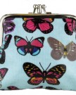 Oilcloth-Owl-Butterfly-Flower-Polka-Dot-Coin-Purse-Butterfly-Blue-0